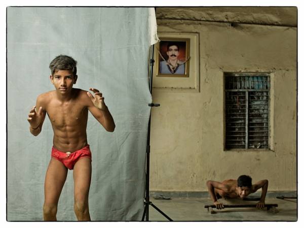 Photograph Atul Pratap Chauhan Young Wrestler Of India on One Eyeland